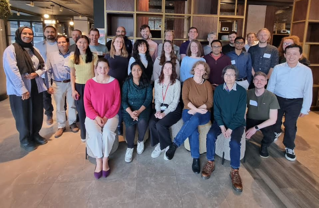 Policy Modelling for Health Team Meeting  - Glasgow 17-18 Sept 2025. Team smiling to camera.